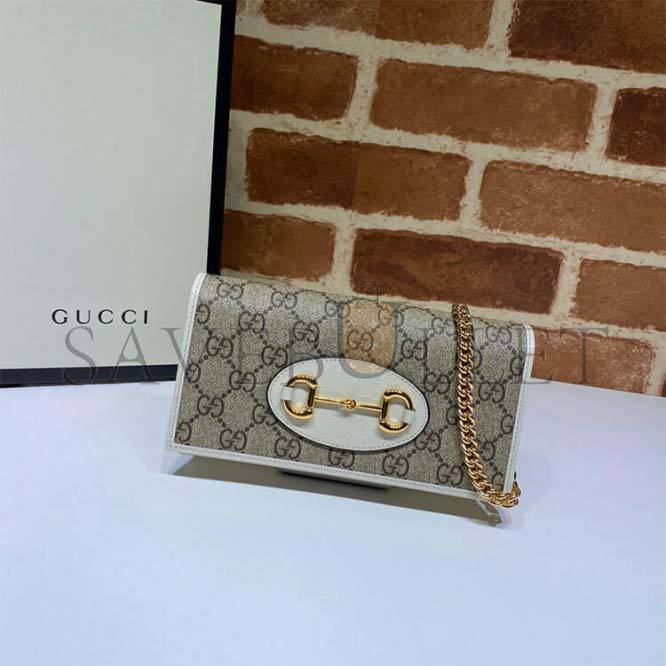 G*u*i horsebit 1955 wallet with chain 621892 (21*19*2.5cm)